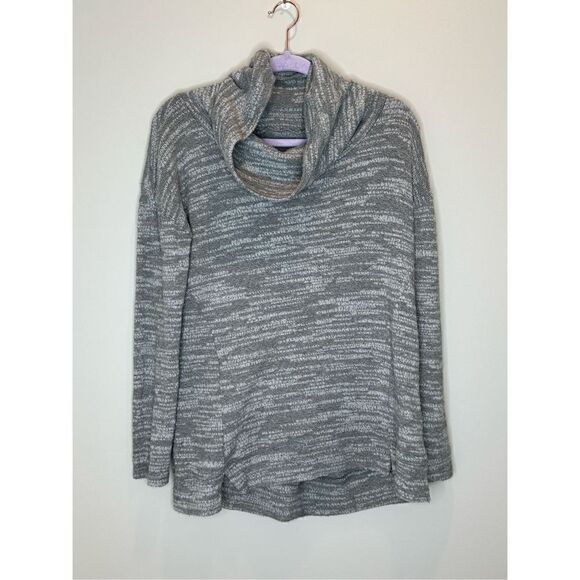 Aerie Gray Cowl Neck Sweater Size Small - Picture 1 of 5